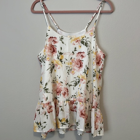 Be Stage floral tank top with adjustable straps - Picture 2 of 7